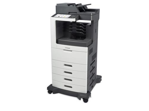 Lexmark MX810dme Mono Laser Multifunction Printer (Print/Copy/Scan/Fax) 1GB (10.2 inch) Colour Touchscreen 52ppm (Mono) with 4 bin Mailbox