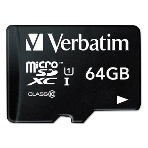 Verbatim Premium 64 GB MicroSDXC Class 10 90 MB/s Class 1 (U1) V10 44084