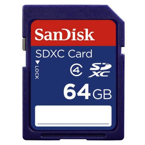 SanDisk 64GB SDXC SD Class 4 Memory Card Flash Memory Cards 8SASDSDB064GB35
