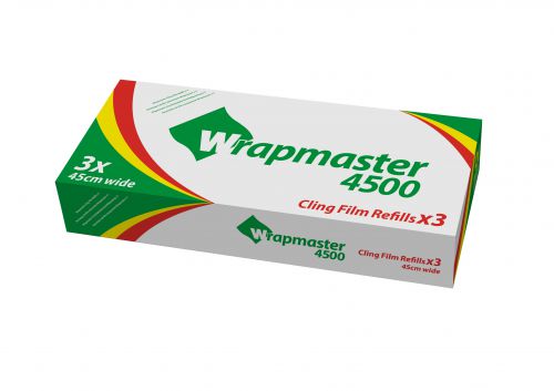 Wrapmaster Clingfilm Refills 450mm x 300 Metre (Pack 3) 0505003 95015CP