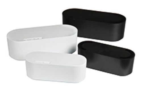 D-Line 4 Way Cable Tidy Small Extension Unit Tray 340mm x120mm x115mm Black EU/CTUSMLB/S