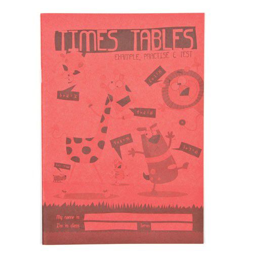 Silvine A5 Childrens Time Table Book PK30