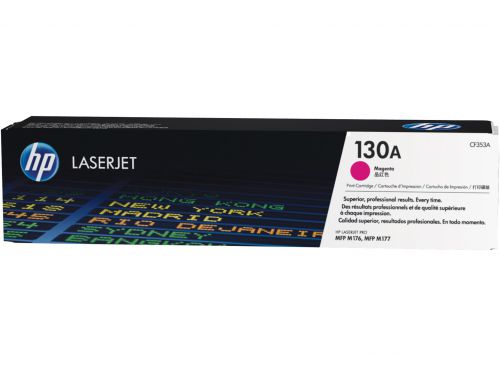 HP 130A Magenta Standard Capacity Toner 1K pages for HP Color LaserJet Pro M176/M177 - CF353A