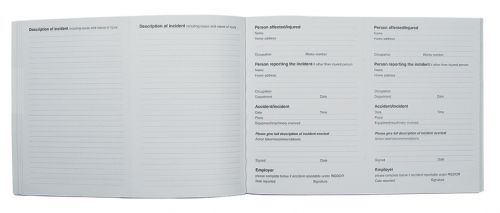 Collins Accident Report Book A5 Landscape 210x148mm Ref ARB2 123360 Buy online at Office 5Star or contact us Tel 01594 810081 for assistance