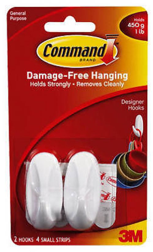 Command™ Small Designer Hooks 17082