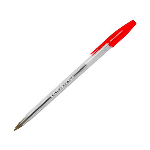 ValueX Ballpoint Pen 1.0mm Tip 0.7mm Line Red (Pack 50) - 886002