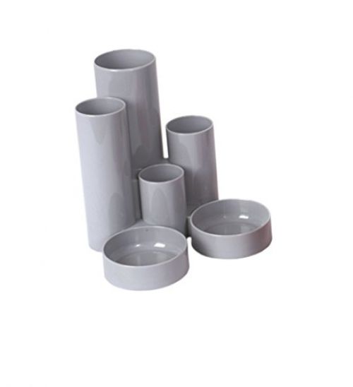 Value Deflecto Tube Tidy Grey