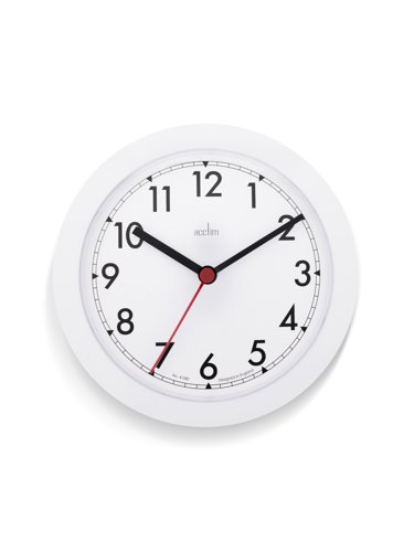 Acctim Stratford Wall Clock 230mm White 21242