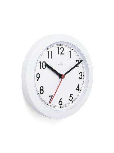 Acctim Stratford Wall Clock 230mm White 21242
