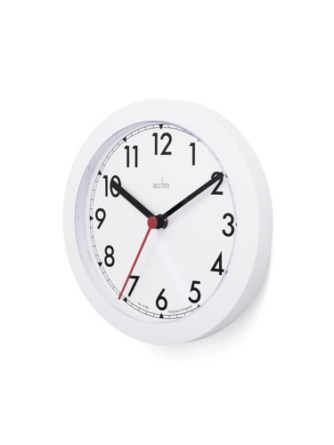 Acctim Stratford Wall Clock 230mm White 21242