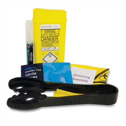 Reliance Medical Biohazard Sharps Clean up Kit