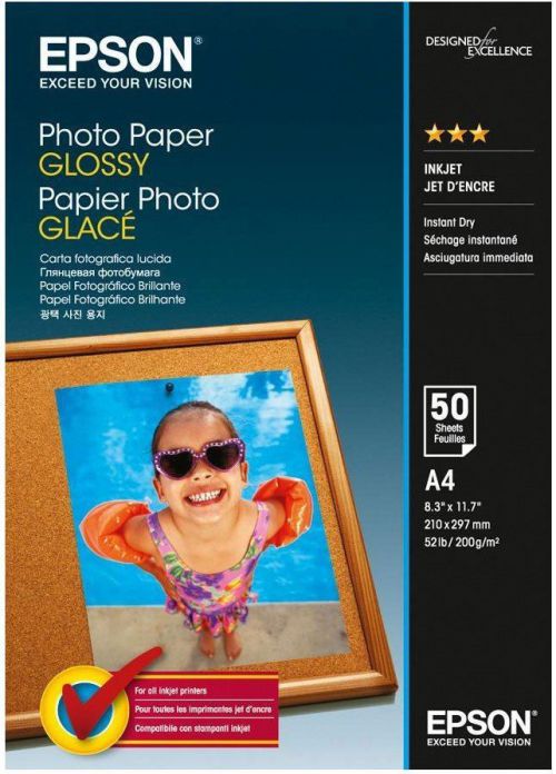 Epson C13S042539 Glossy Photo Paper A4 50 Sheets