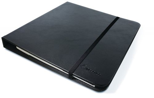 Livescribe Smartpen Portfolio Leather Like Exterior Black)