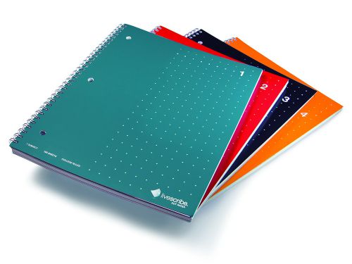 Livescribe Single Subject Notebook Numbers 1 through 4 PK4)