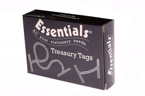 ValueX Treasury Tag Plastic 152mm (Pack 100) - 27141/10 Paper Clips & Binders 71047WH