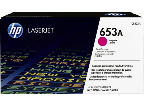 HP 653A Magenta Standard Capacity Toner 16.5K pages for HP Color LaserJet Enterprise M680 - CF323A