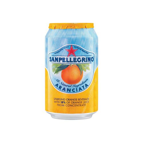 San Pellegrino Orange Can 330ml Pack 24 - 2010777