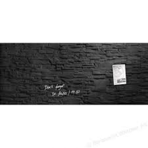 Sigel Artverum Magnetic Glass Board 1300x550mm Slate