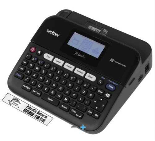Brother P-Touch PT-D450VP (18mm) PC Connectable Desktop Label Printer 180dpi 20mm/s USB