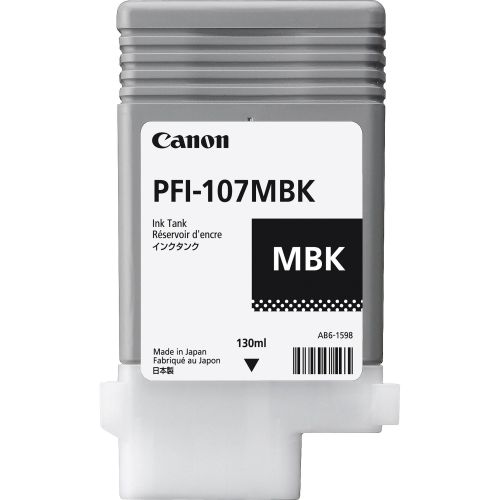 Canon 6704B001AA PFI-107MBK Matt Black Ink Cartridge