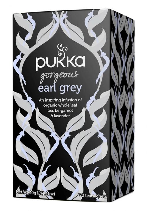 Pukka Tea Gorgeous Earl Grey Tea Envelopes (Pack 20) 5060229011589