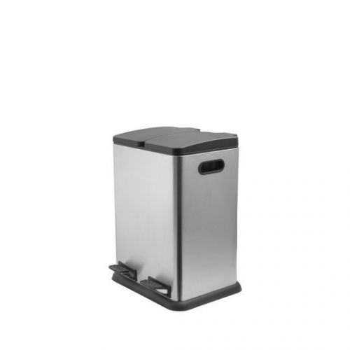 Addis 40L Stainless Steel Recycling Twin Bin