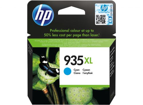 HPC2P24AE - HP 935XL Cyan High Yield Ink Cartridge 10ml for HP OfficeJet Pro 6230/6830 - C2P24AE