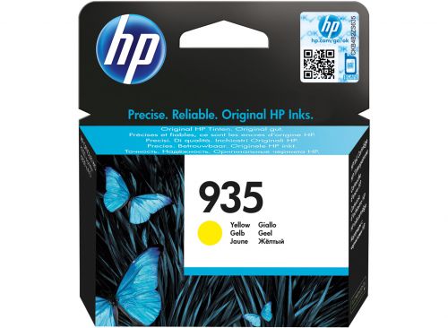 HP 935 Yellow Standard Capacity Ink Cartridge 5ml for HP OfficeJet Pro 6230/6830 - C2P22AE