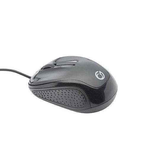 MO542 USB Mid-Size 3 Button Optical Mouse - Black 24-0542