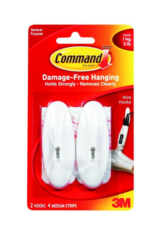 Command™ Medium Wire Hooks 17068