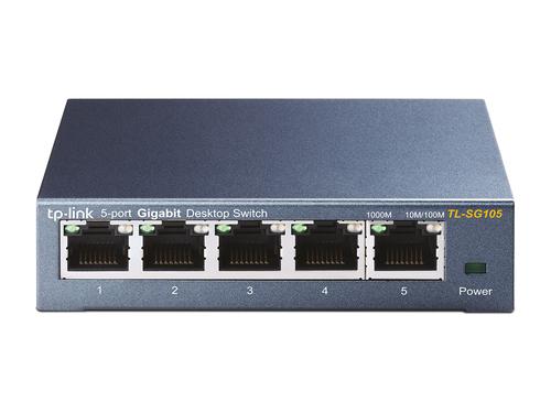 TP Link Unmanaged 5 Port Gigabit Desktop Switch Ethernet Switches 8TPTLSG105