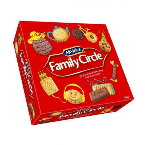 McVities Family Circle Assorted Biscuits (Pack 620g)