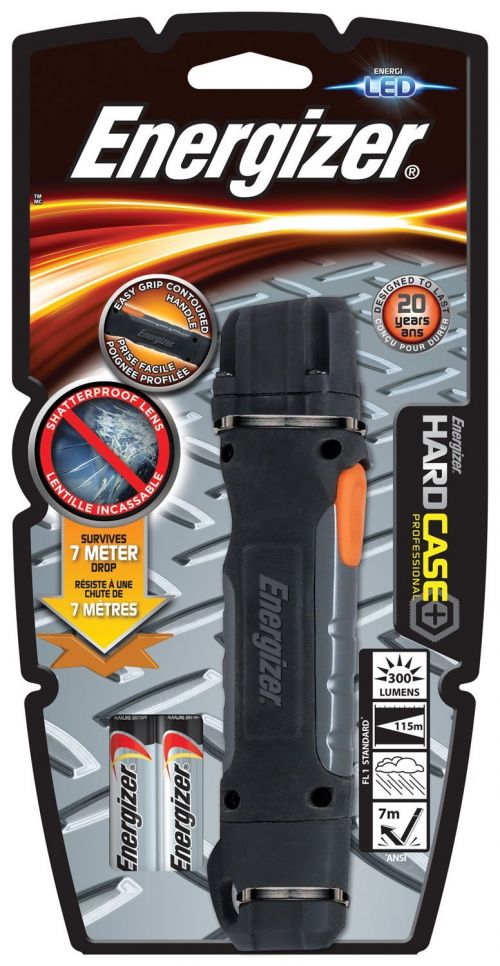 Energizer Hardcase Professional Torch LED 2 x AA Batteries - E300667901