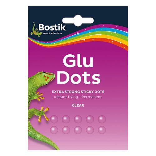 Bostik Permanent Extra Strong Glu Dots 64 Dots (Pack 12)
