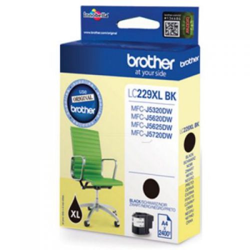 BRLC229XLBK | Brother original supplies maintain top quality results & offer great value for money. Brother employ precision engineering in the development of ink. These inks are specially designed to give you high quality results from your Brother printing technology every time. Brother original supplies produce images that are true to life, every time.