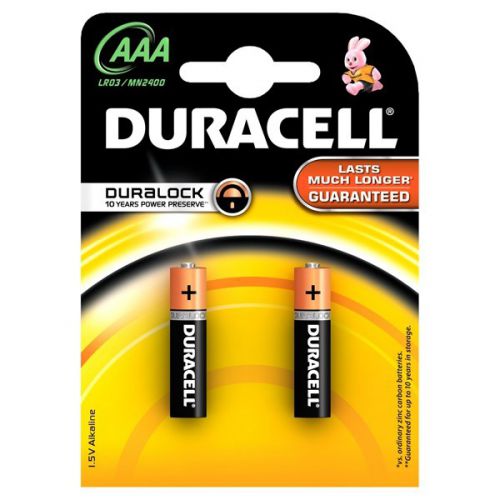 AAA Duracell Batteries PK2