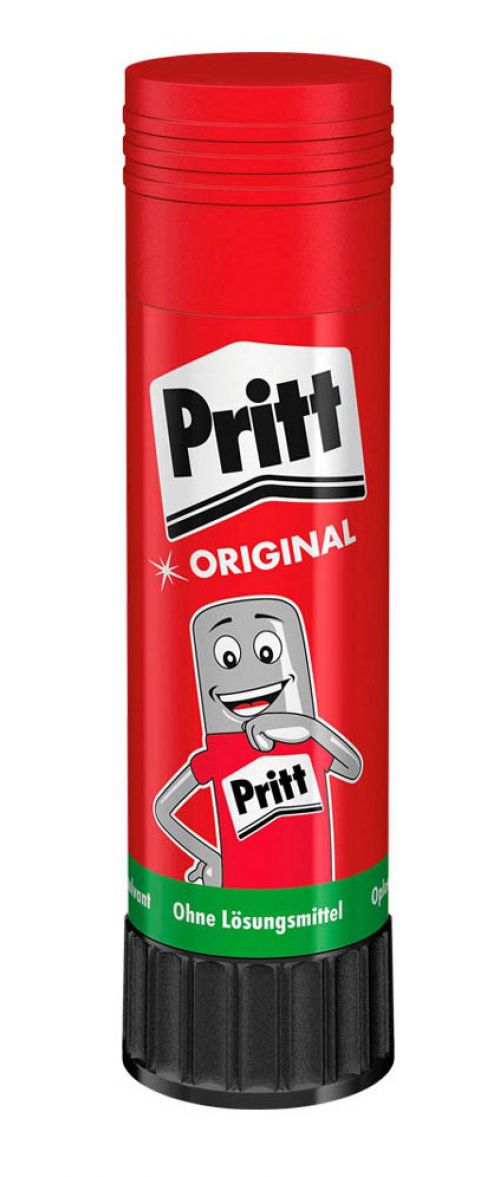 Promo Red Pritt Medium 43g Solid Washable Stick PK10