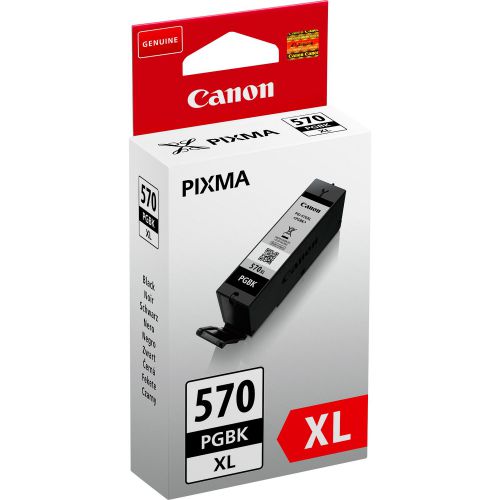 Canon PGI570BK Black High Yield Ink Cartridge 22ml - 0318C001  CAPGI570XLBK