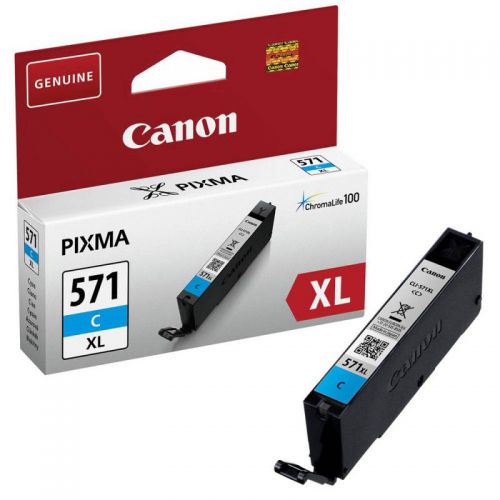 CACLI571XLC - Canon CLI571XLC Cyan High Yield Ink Cartridge 11ml - 0332C001