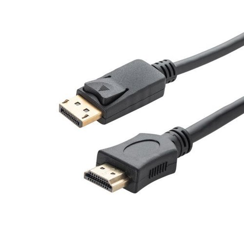 2m DisplayPort to HDMI Connector Cable - Male to Male Gold Connectors 26-6220