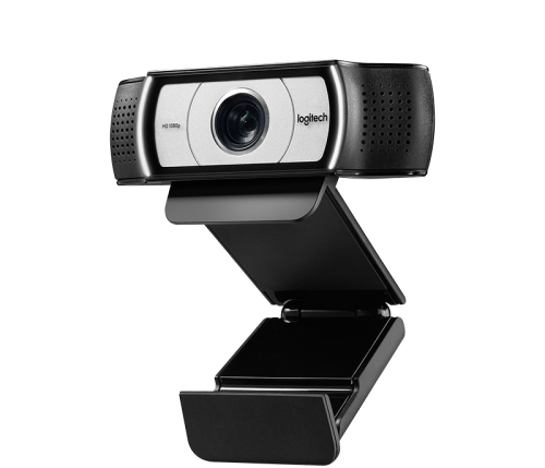 8LO960000972 | Experience video calls that are the next best thing to being there in person. Sophisticated technology in the Logitech C930e Webcam delivers clear video and sound in virtually any environment, even low-light conditions. With 1080p resolution, H.264 video compression and a wide 90-degree field of view, C930e offers advanced webcam capabilities for superior video conferencing.With advanced business-grade certifications and enhanced integration with Logitech Collaboration Program (LCP) members, you can launch your next presentation or video meeting with complete confidence using any video conferencing application. 