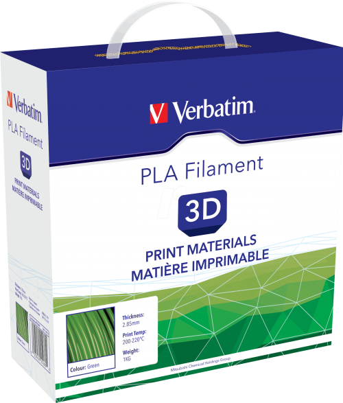 Verbatim PLA 2.85mm 1Kg Green