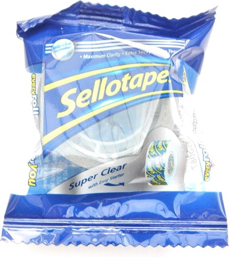 Sellotape Super Clear 18mm x10m Pk50