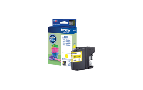 Brother Yellow Ink Cartridge 4ml - LC221Y