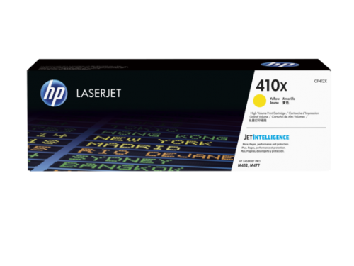 HP 410X Yellow High Yield Toner 5K pages for HP Color LaserJet Pro M377/M452/M477 - CF412X