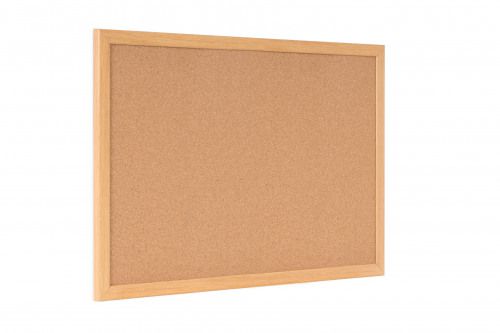 This professional and ecological cork notice board is the perfect natural solution for posting messages at the office. The cork surface is self-healing and can be used with any type of pushpins. Its MDF frame comes with an oak finish for a distinctive look.