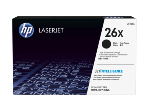 HP 26X Black High Yield Toner 9K pages for HP LaserJet Pro M402/M426 - CF226X