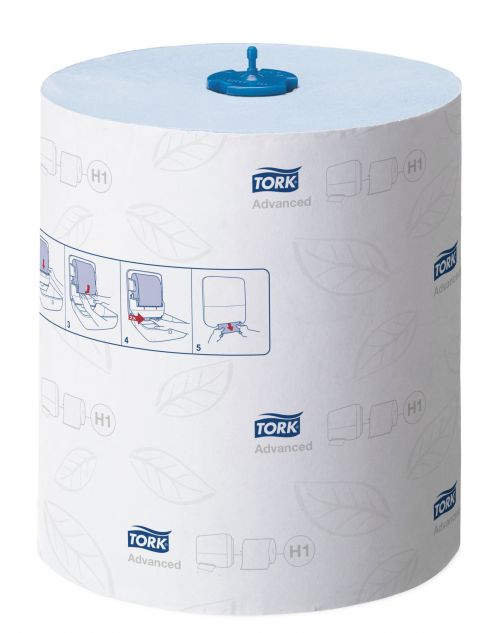 Tork Matic 290068 H1 Soft Hand Towel 2-Ply Blue 625 Sheets per Roll 210mm x 150m [Pack 6]