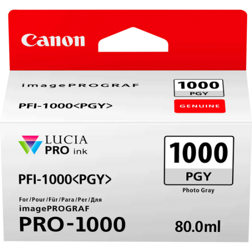 Canon 0553C001 PFI-1000PGY Photo Grey Ink Tank