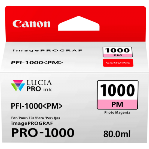 Canon 0551C001 PFI-1000PM Photo Magenta Ink Tank